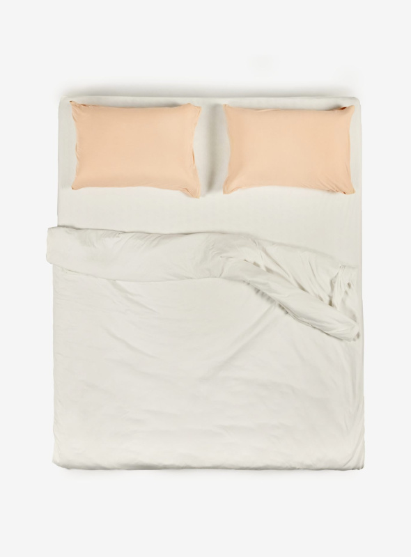 Простыня на резинке из тенселя Экрю (Tencel)