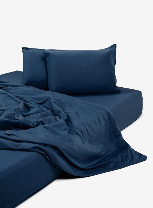 Пододеяльник из тенселя Графит (Tencel)