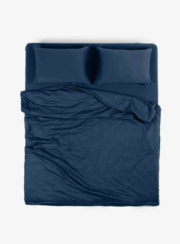 Комплект постельного белья из тенселя Графит (Tencel)