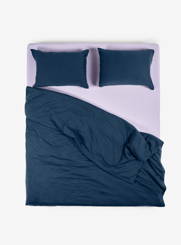 Простыня на резинке из Тенселя Графит (Tencel)